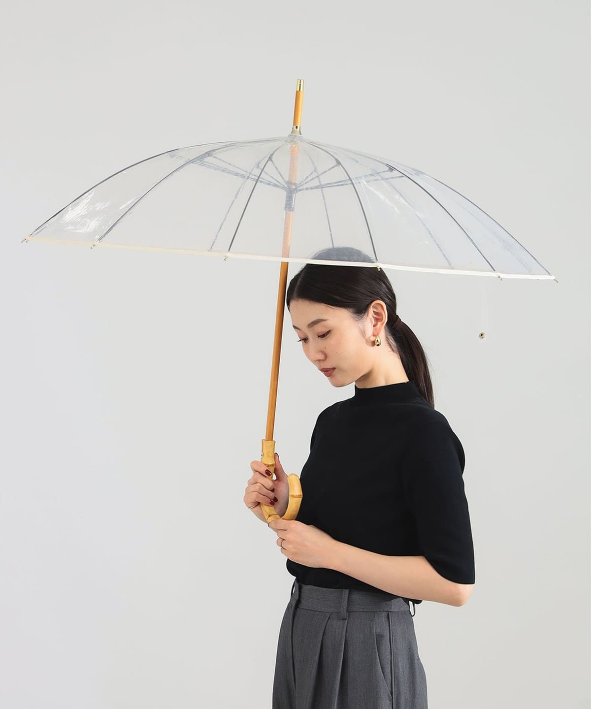 Traditional Weatherwear / バンブー ビニール傘