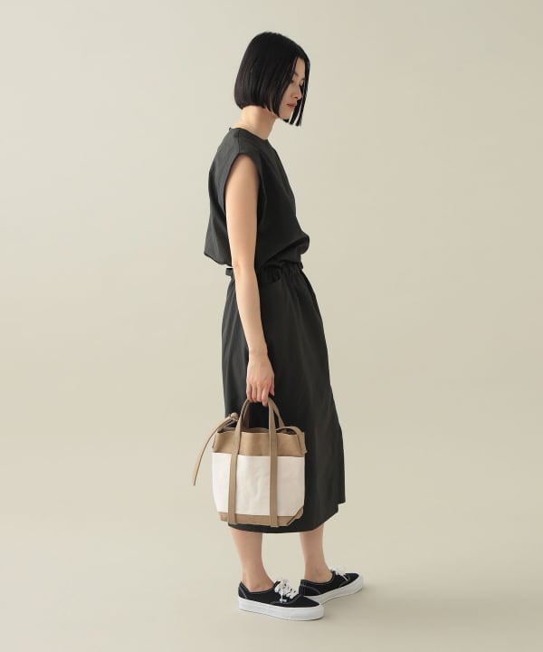 【EXCLUSIVE】 AMIACALVA / 2tone Shoulder Tote S 9