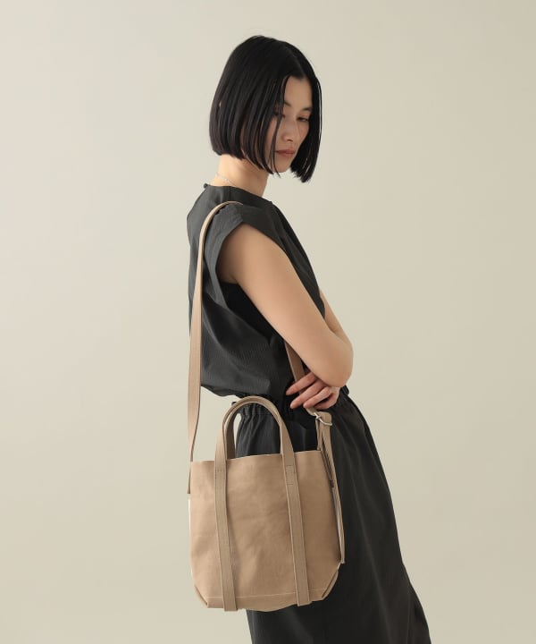 【EXCLUSIVE】 AMIACALVA / 2tone Shoulder Tote S 11