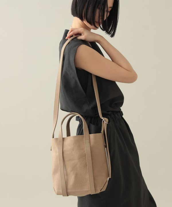 【EXCLUSIVE】 AMIACALVA / 2tone Shoulder Tote S 13