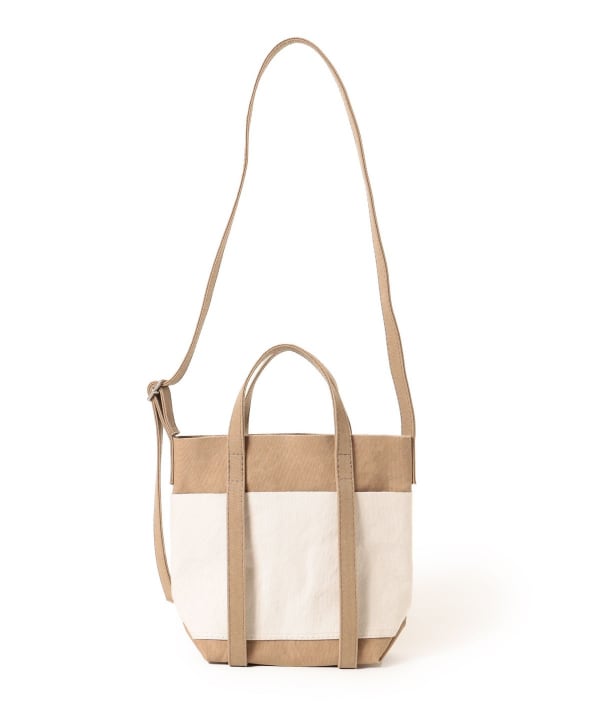 【EXCLUSIVE】 AMIACALVA / 2tone Shoulder Tote S 14