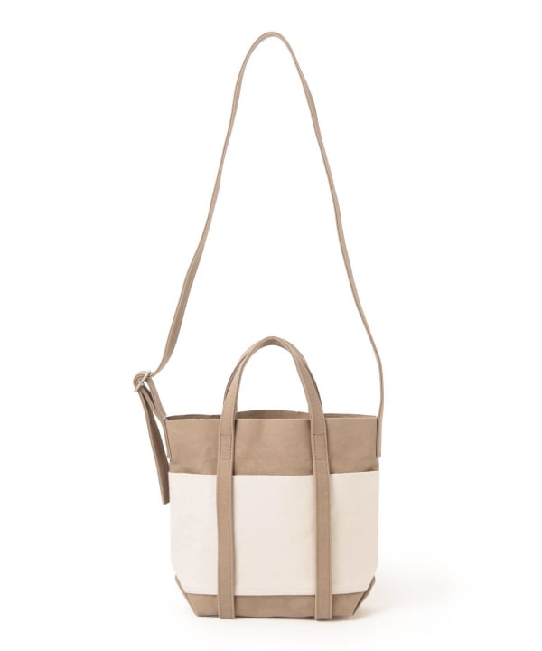 【EXCLUSIVE】 AMIACALVA / 2tone Shoulder Tote S 19