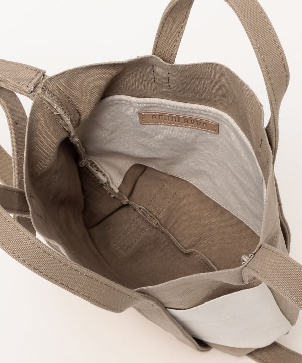 【EXCLUSIVE】 AMIACALVA / 2tone Shoulder Tote S 25